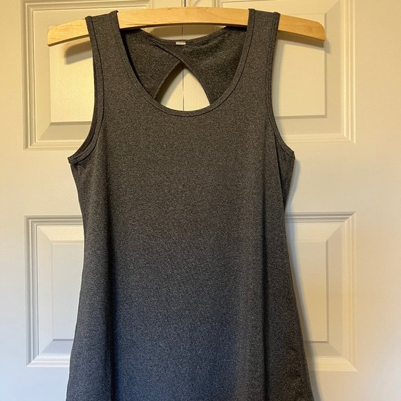 Lightweight Grey Sleeveless Top with open back size L - Picture 1 of 3